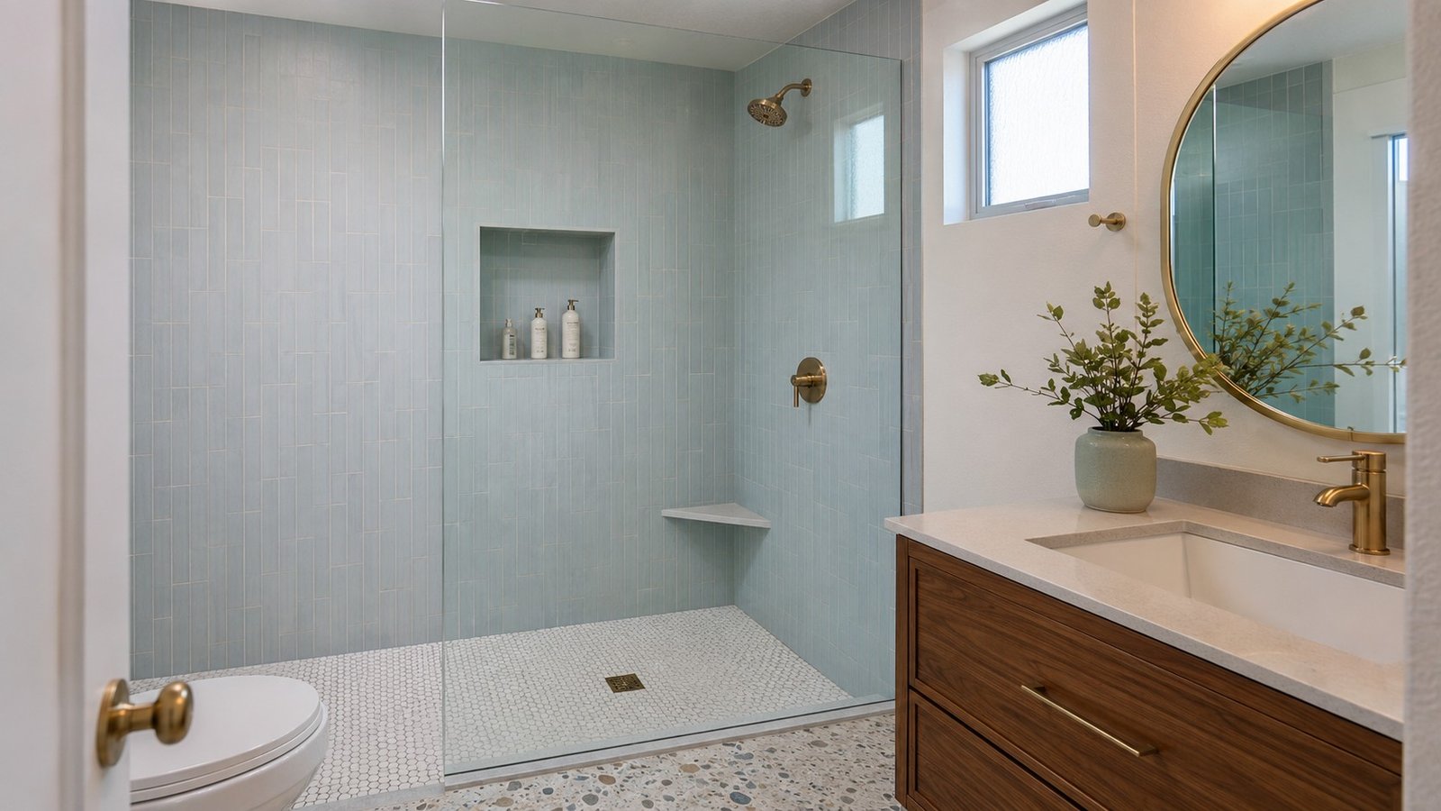 Tub-to-Shower Conversion project in Lakewood, CA
